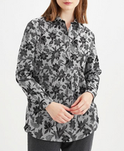 Black & White Floral Shirt