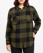 Green Checkered Button Shirt