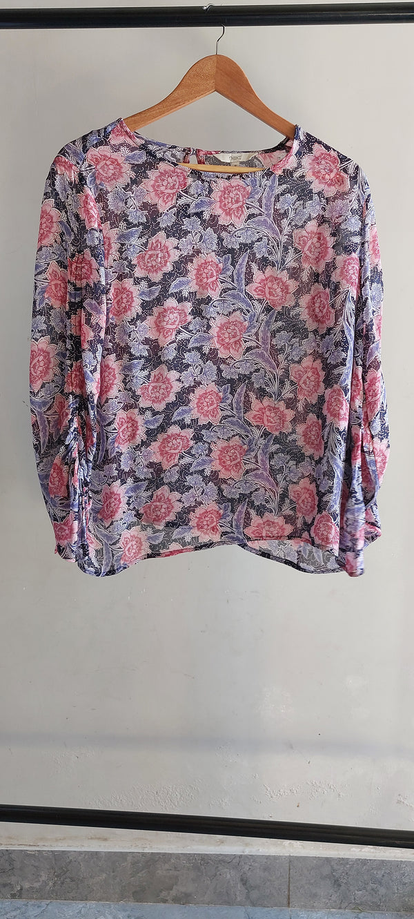 Floral Print Button Shirt