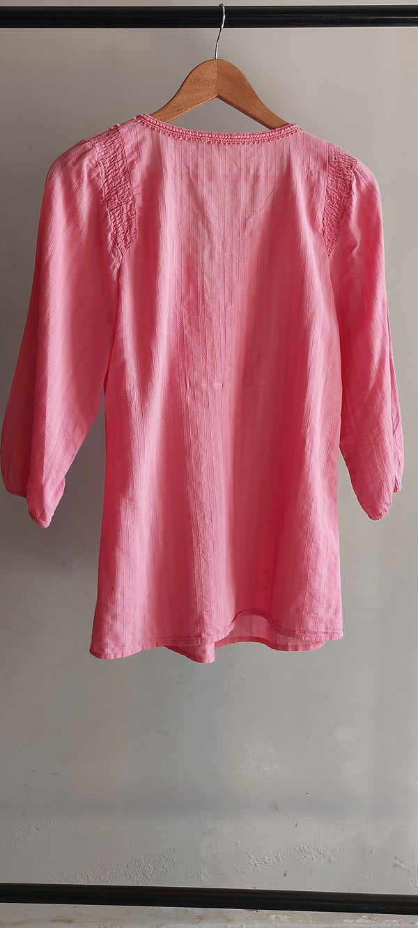 Floral Embroided Relaxed Top