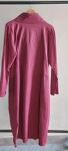 Burgundy Cowl Neck Dress