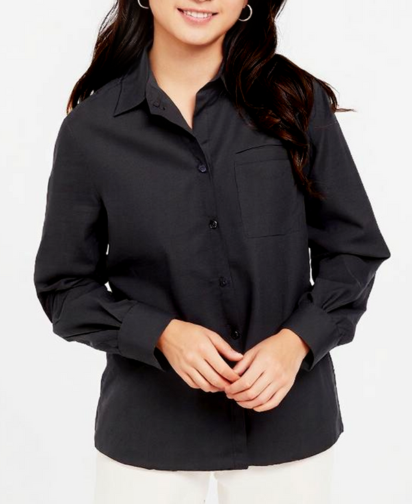 Black Button-Up Shirt