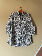 Black & White Floral Shirt