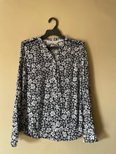 Black Floral Button Shirt