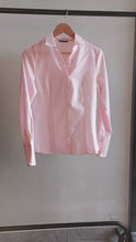 Baby Pink Print Button Shirt